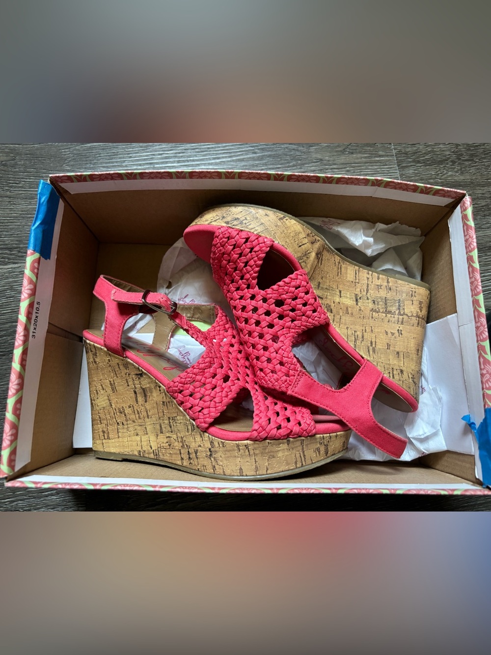 Jellypop Rita Macrame Open-Toe Wedge Sandal